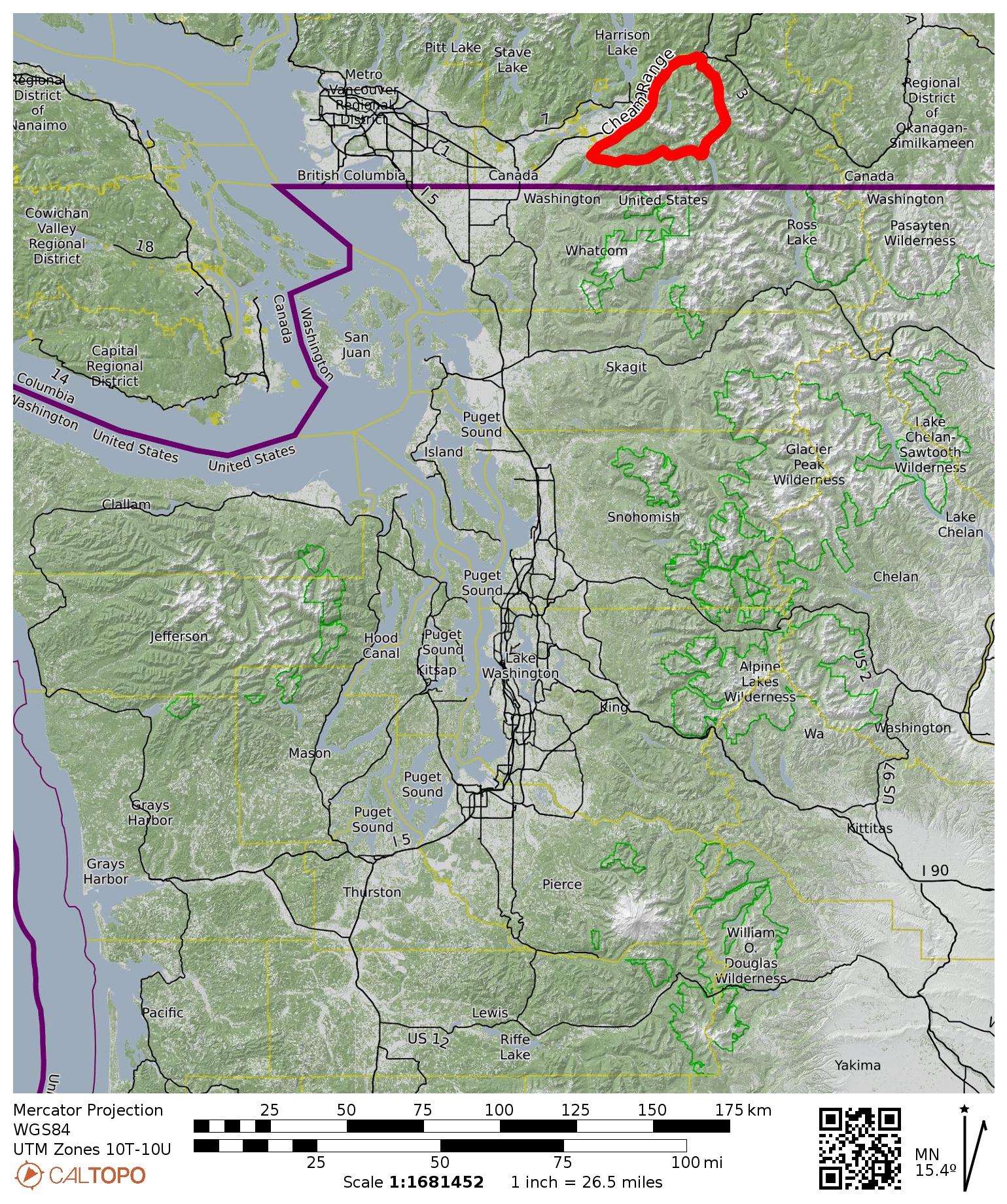 Cheam Peak, British Columbia, Canada - Map, Guide