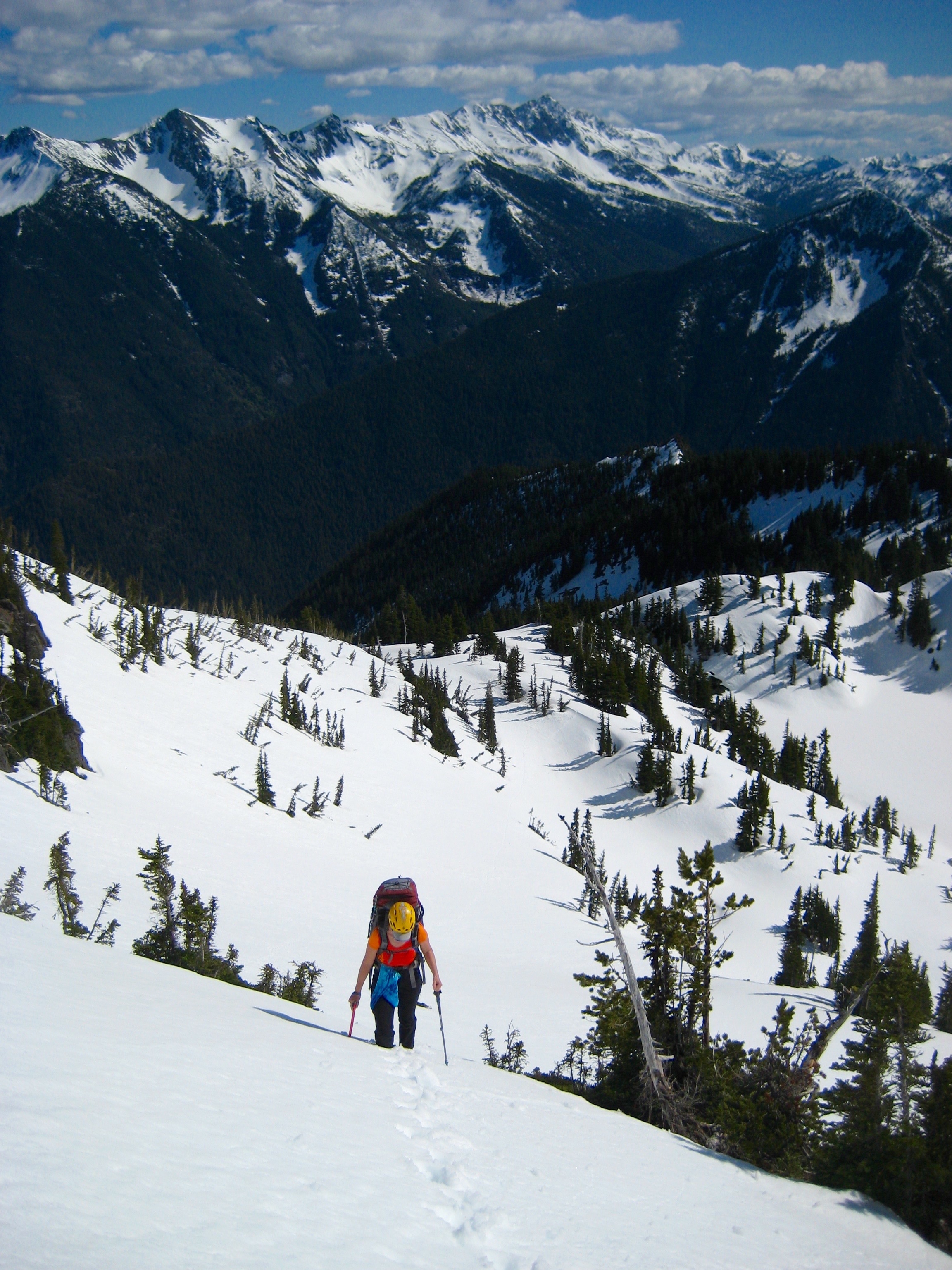 Mt Howard via Rock Lake Crescent Lake South Slope Summit Camp Upper Wenatchee Mountains WA Trip Reports by Jim Brisbine