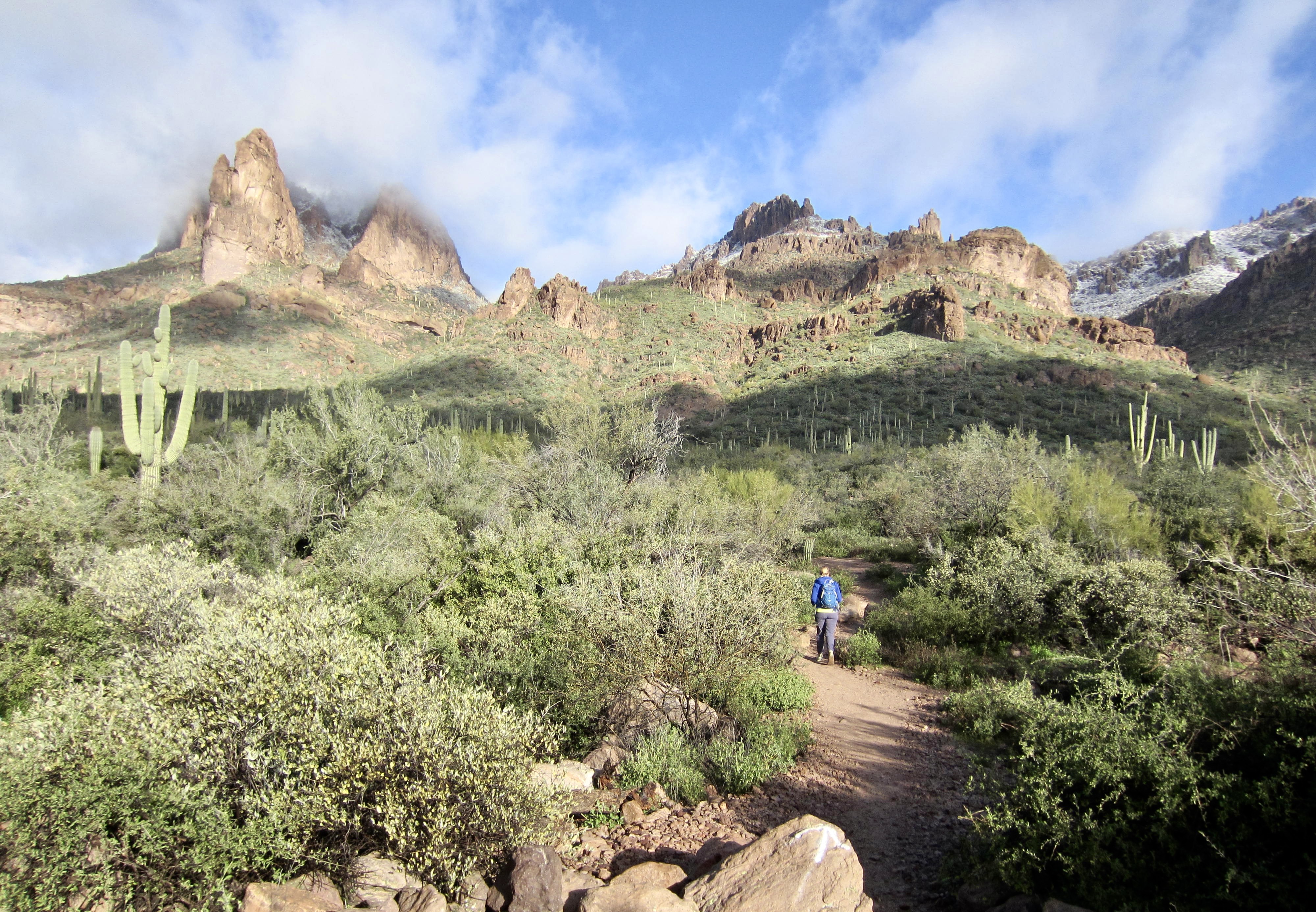 Superstition Peak via Carney Pass Southeast Ridge West Face