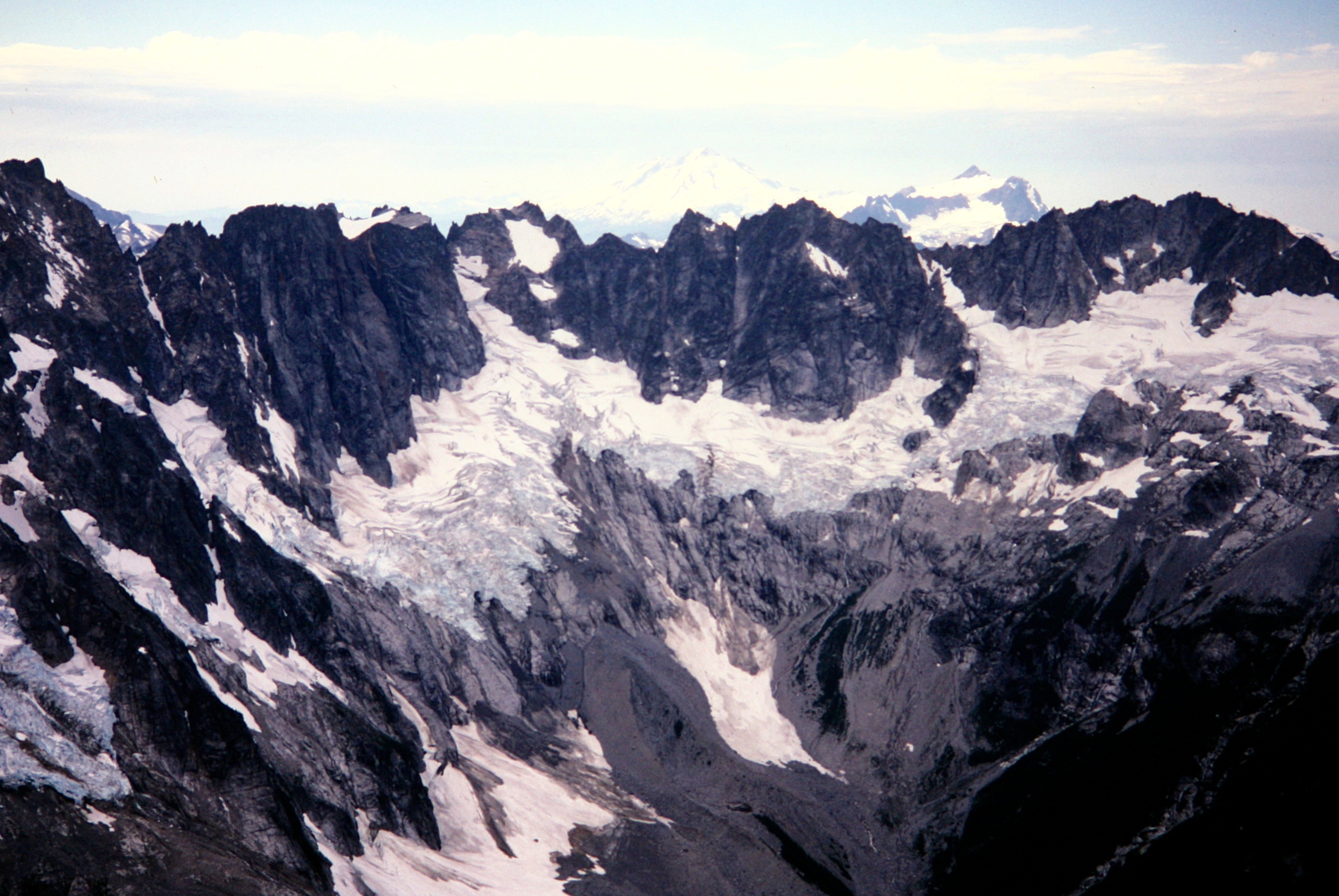 entire Northern Picket Range as seen from the summit of Luna Peak