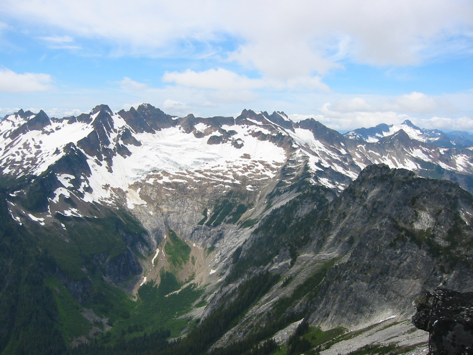 Mt Misch and Mt Buckindy in the Glacier Peak Wilderness