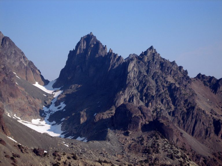 Mt Clark seen from Royal Pass during Gunsight Pass Loop in the Olympic Mountains