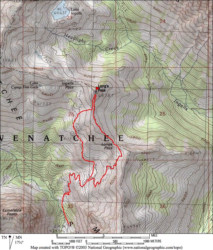 Longs Peak via Southwest Couloir—South Ridge + Longs Pass (Teanaway ...