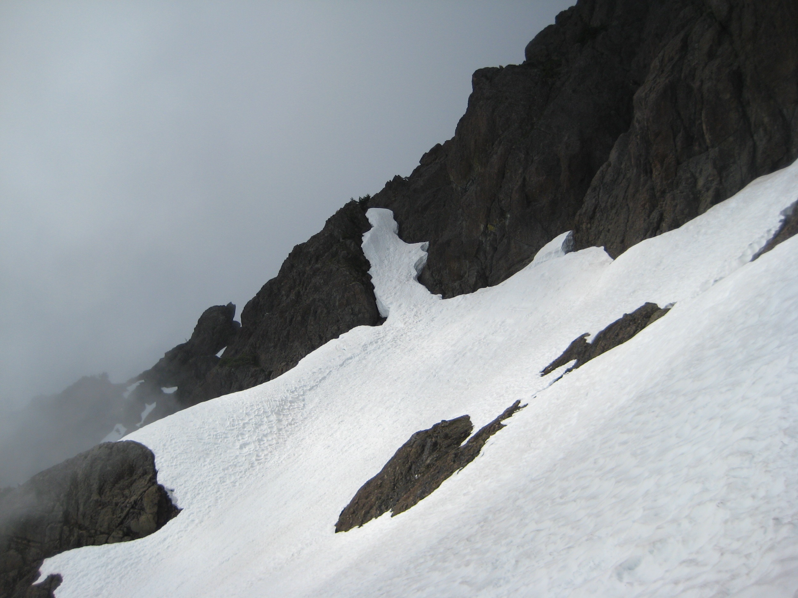 key snowfinger on SE Ridge