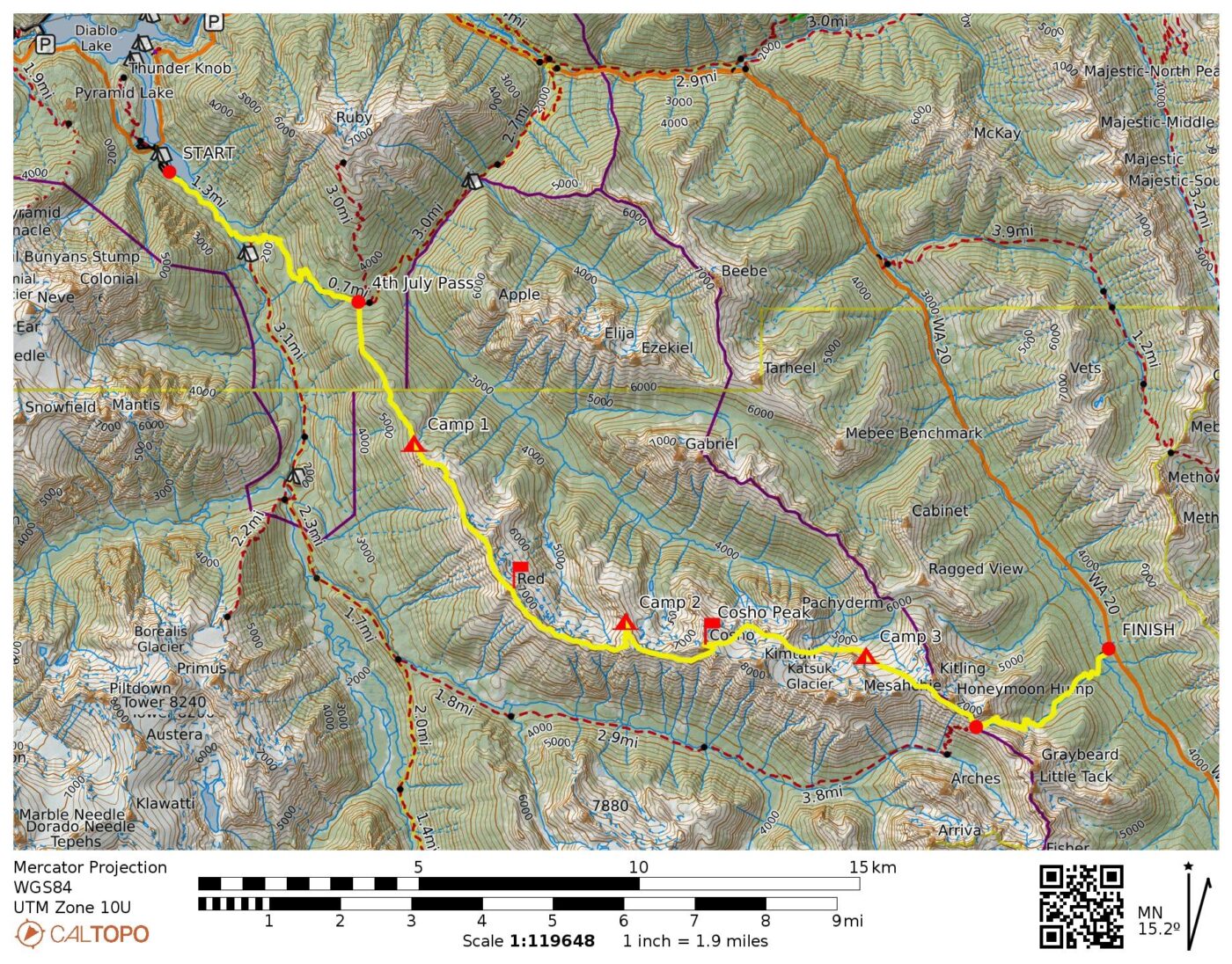 Ragged Ridge Traverse: Fourth of July Pass to Easy Pass + Red Mtn ...
