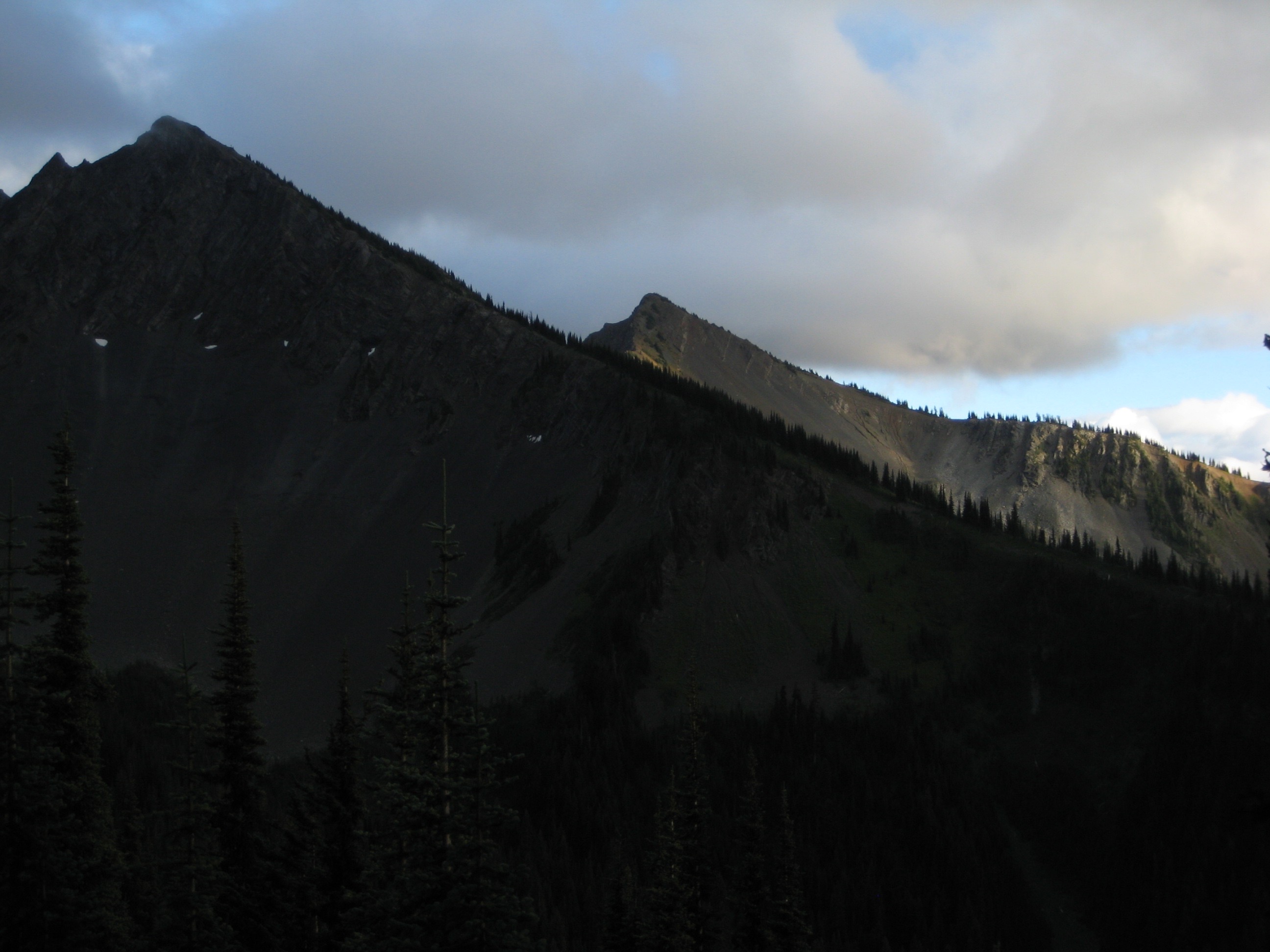 Evening Sun On Jackita Ridge on the Jack Mountain High Circuit in the Upper Skagit Mountains