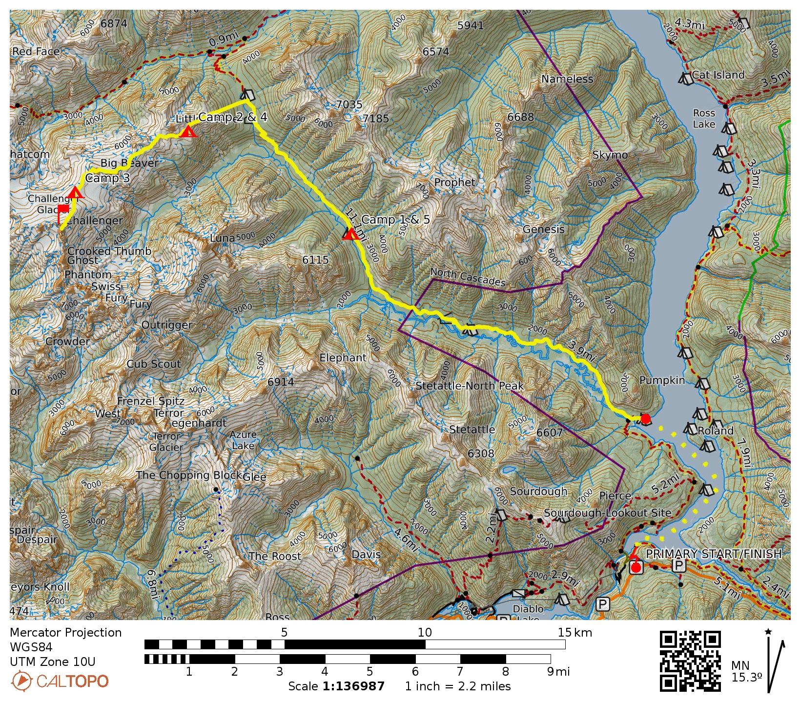 Mt Challenger + Challenger Pinnacle + Crooked Thumb Peak Attempt via ...