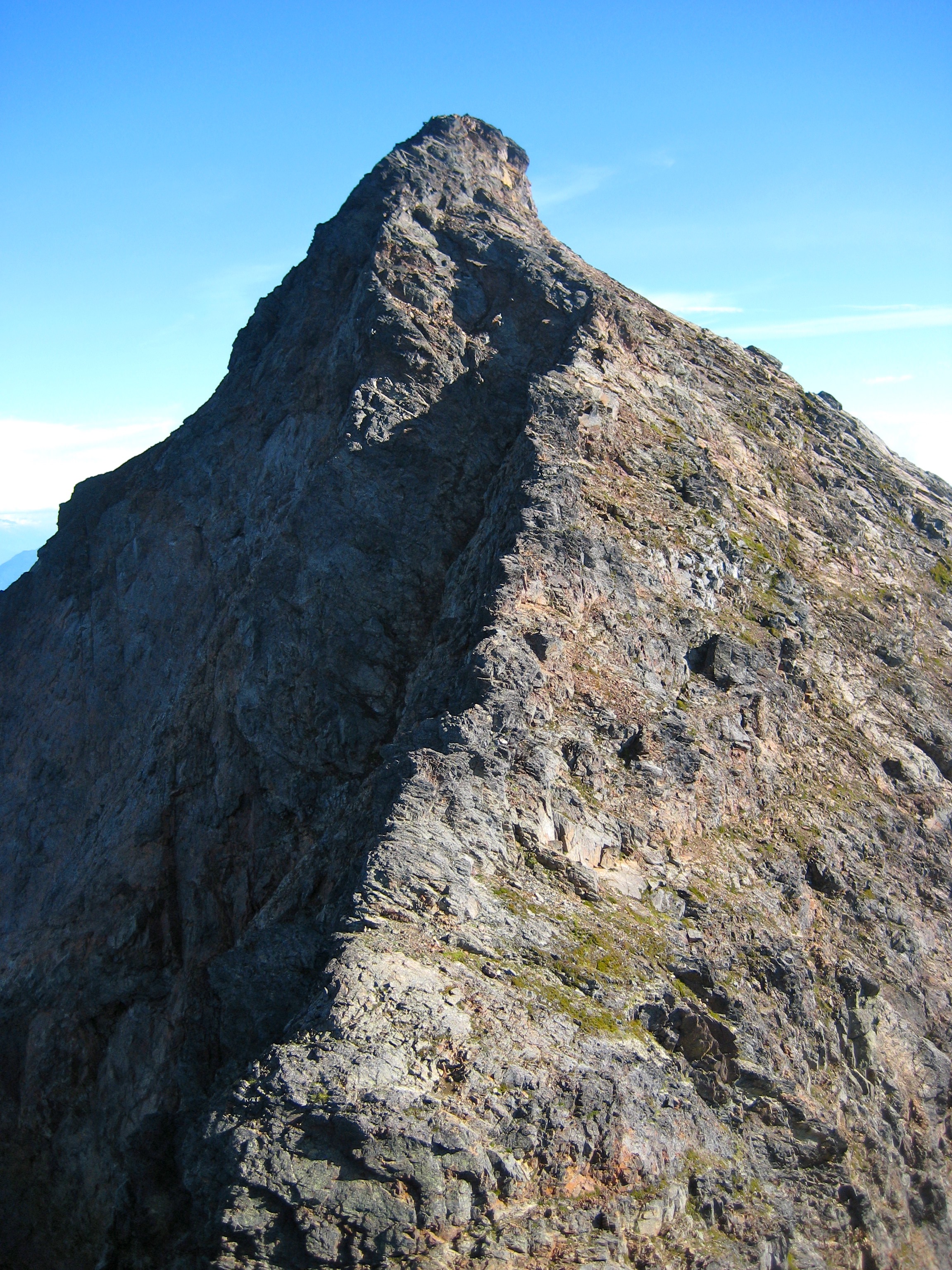 steep rock horn of Welch Peak in the Cheam Range