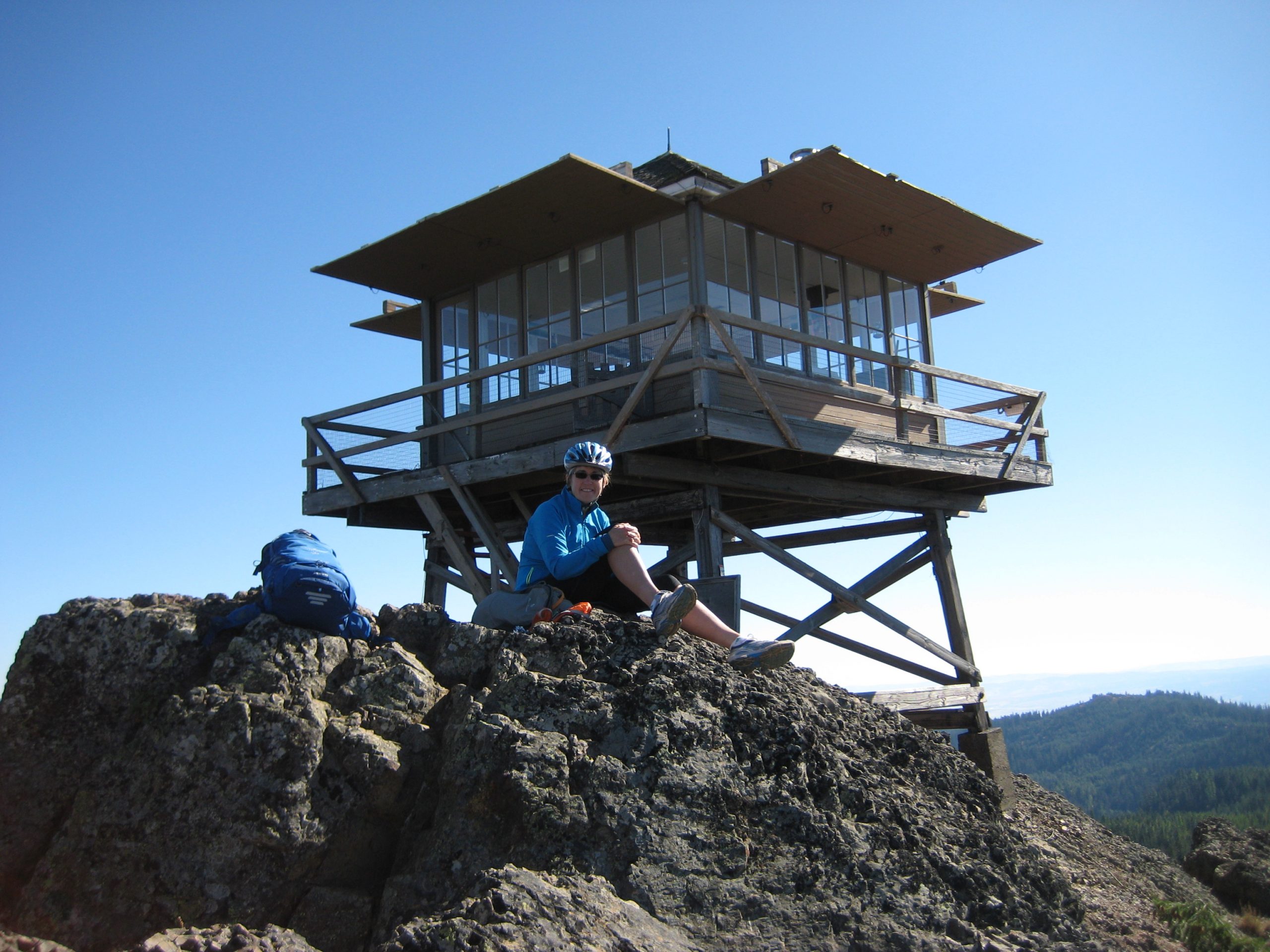 Eileen At Red Top Lookout Cabin