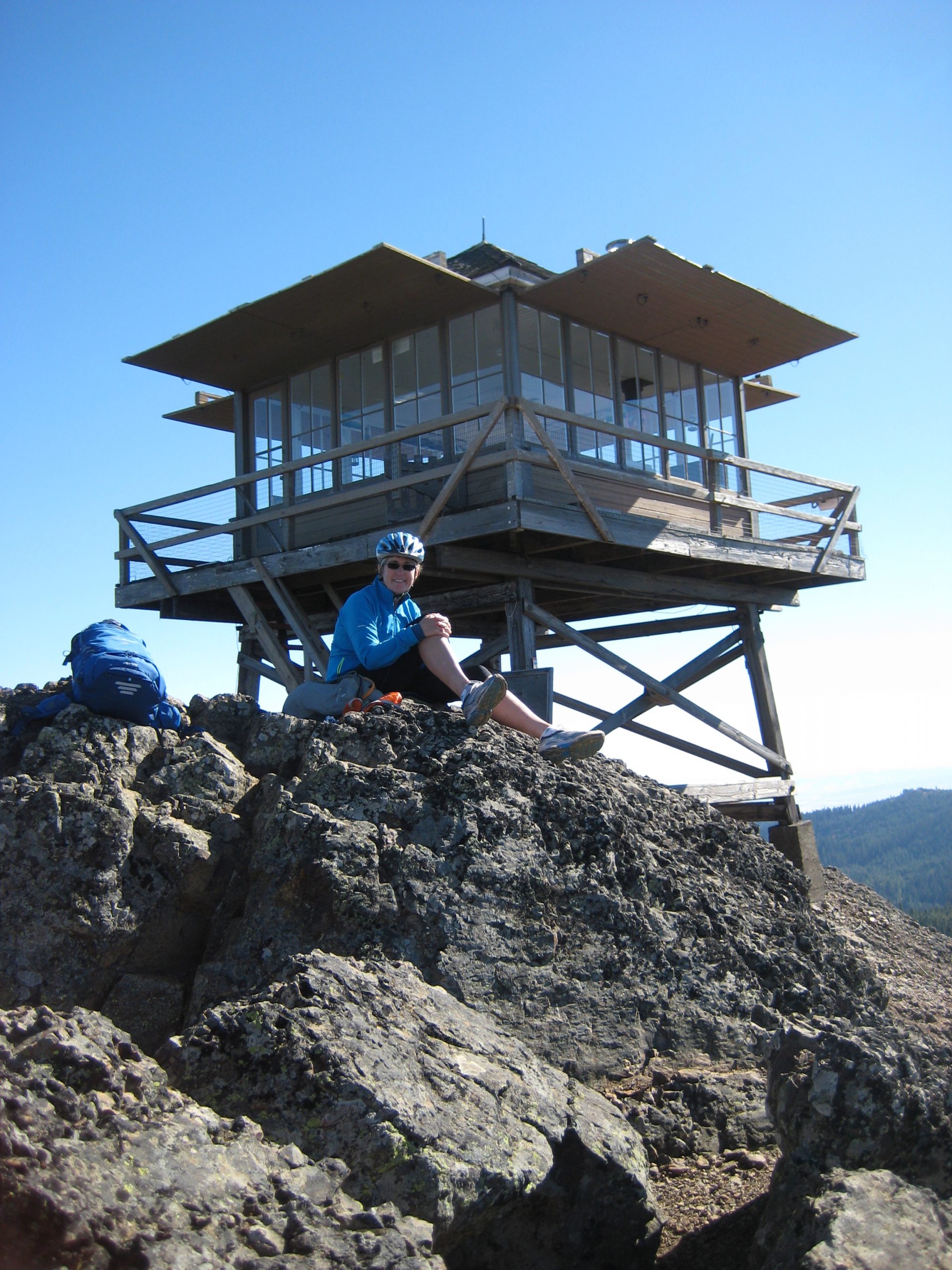 Eileen At Red Top Lookout Cabin