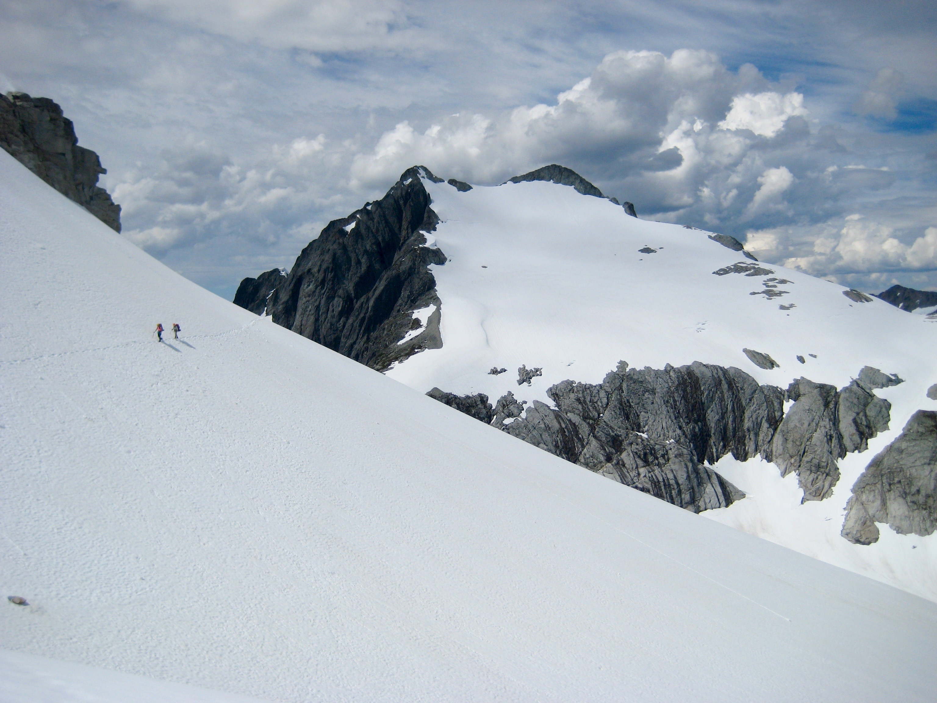 Whatcom Peak as seen from the Challenger Glacier in the Northern Picket Range