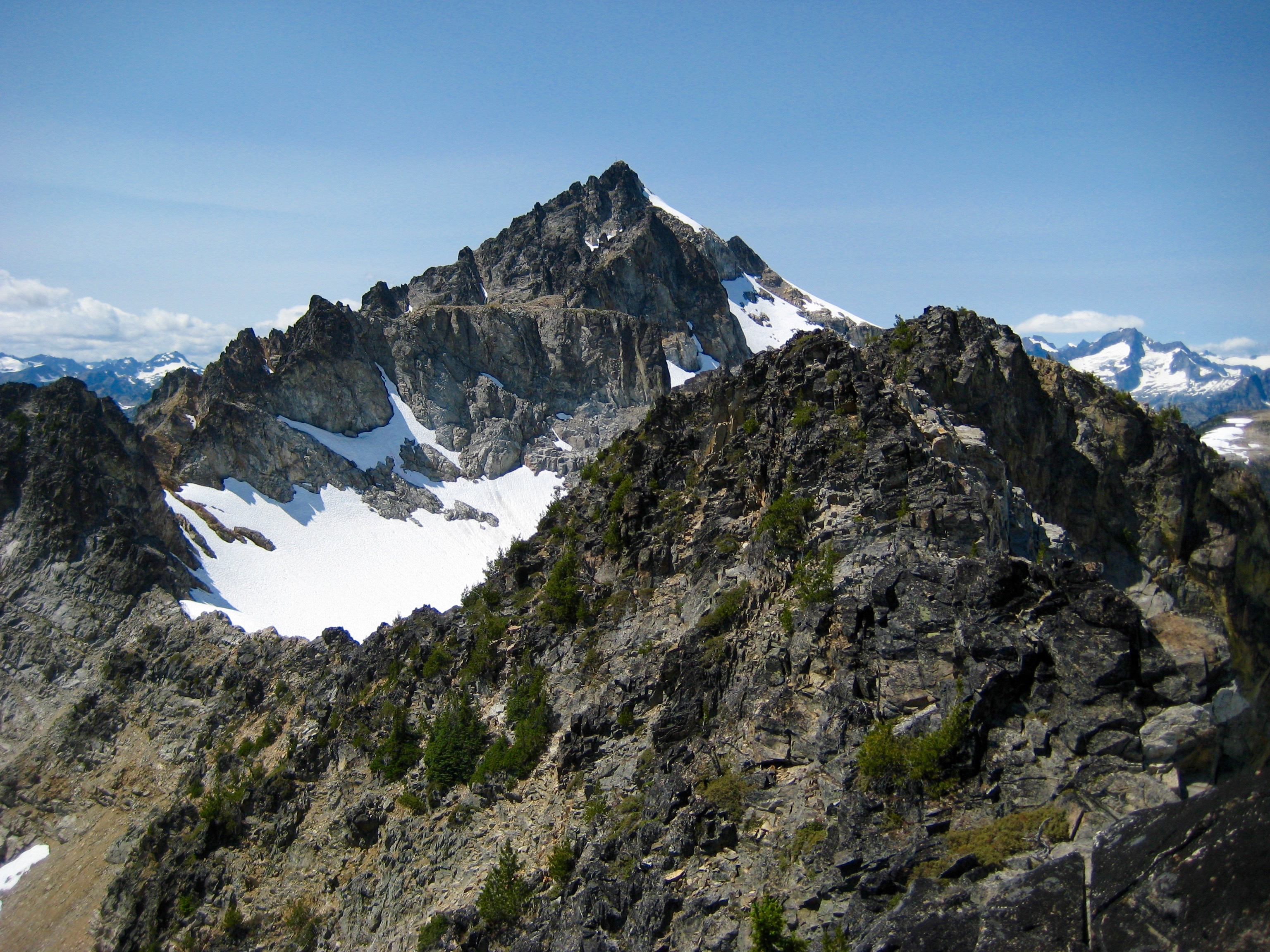 Summit of McGregor Mountain in the Stehekin Mountains in the North Cascades