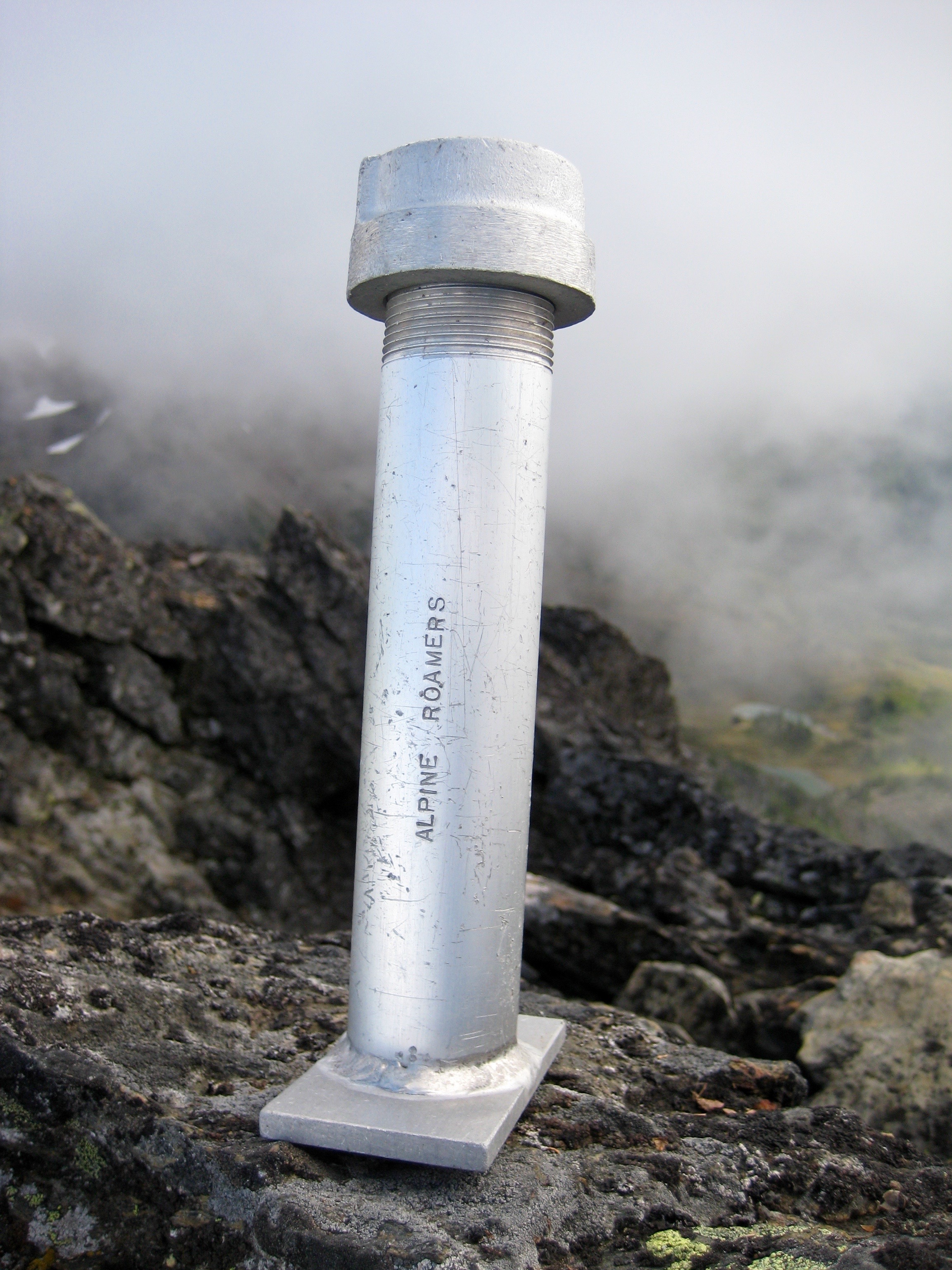 Big Chiwaukum Peak Alpine Roamers summit registar tube