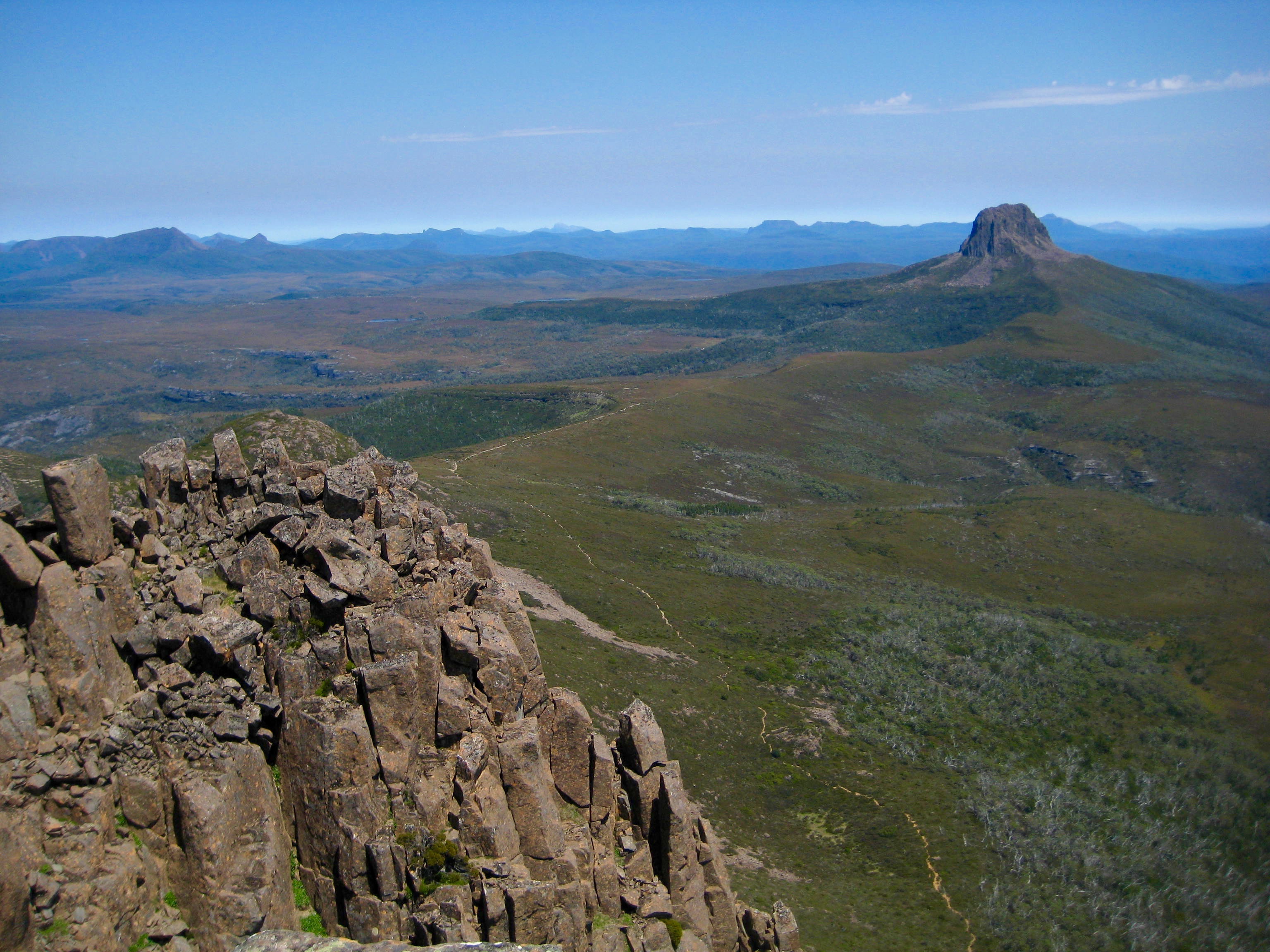 Barn Bluff From Cradle Mtn Summit