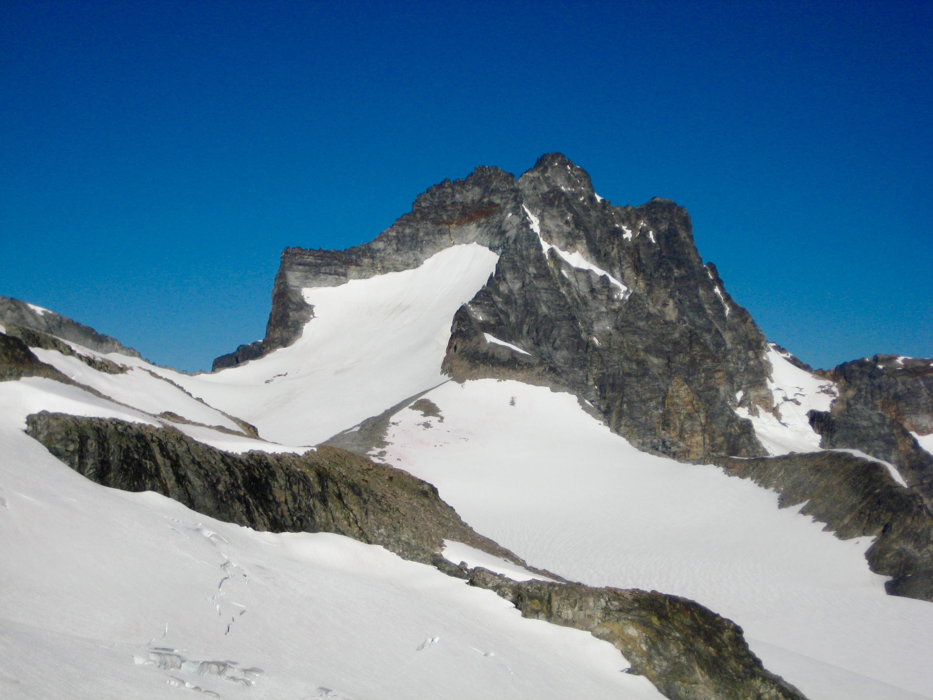 Mt Redoubt from the Redoubt Glacier