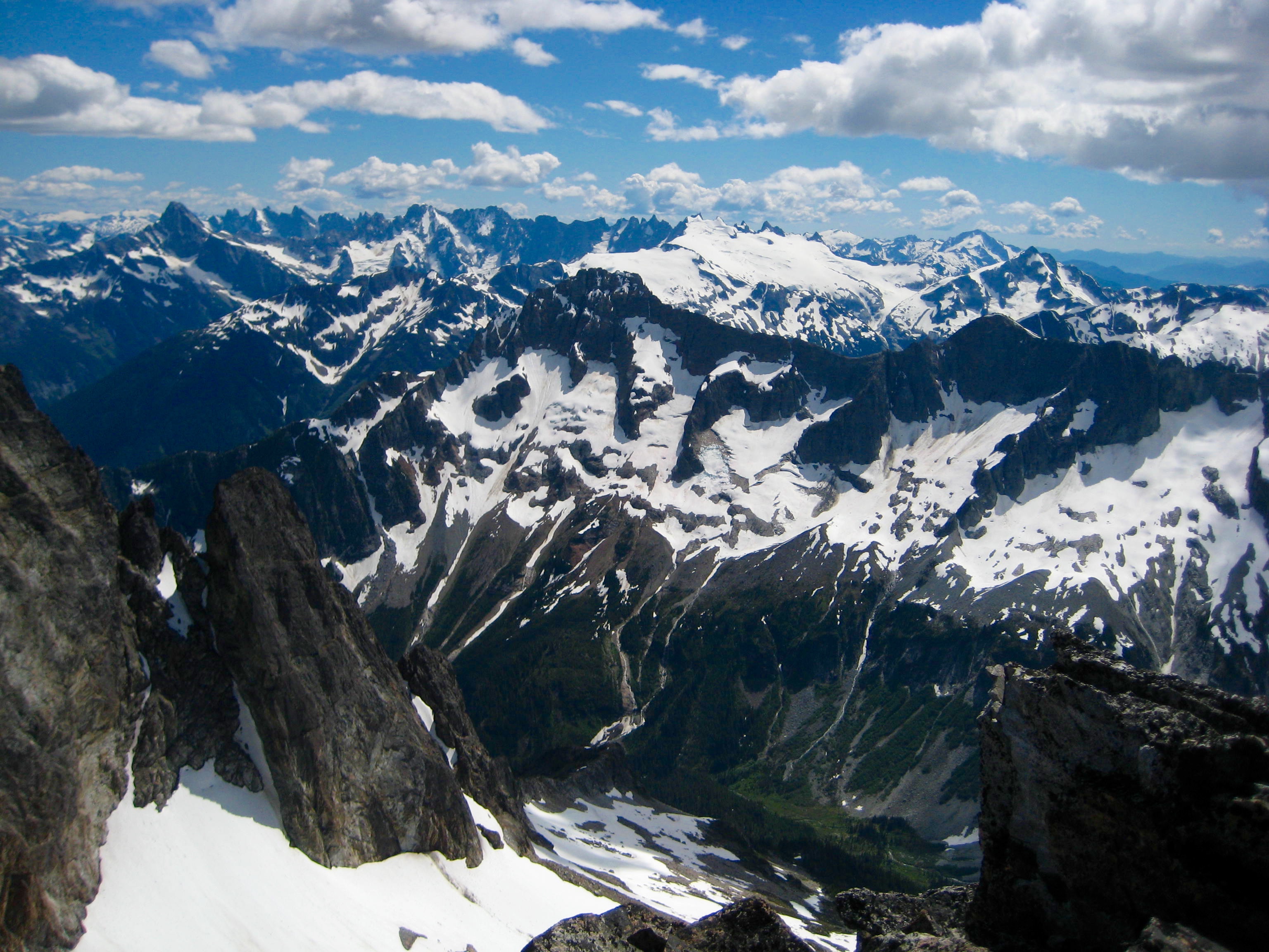 Northern Picket Range From the Summit of Easy Mox Peak
