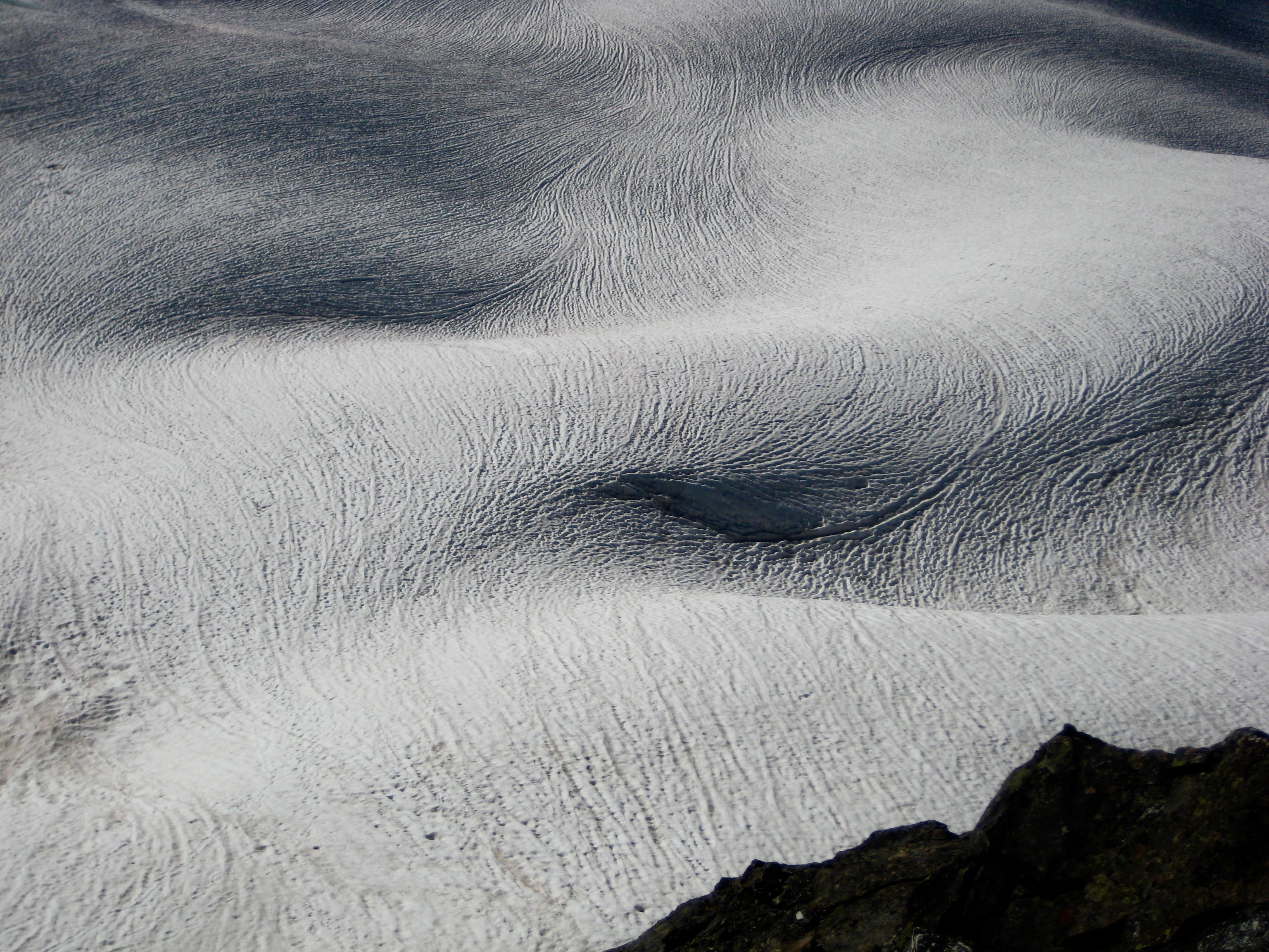 Evening Zen lite texture on the Redoubt Glacier