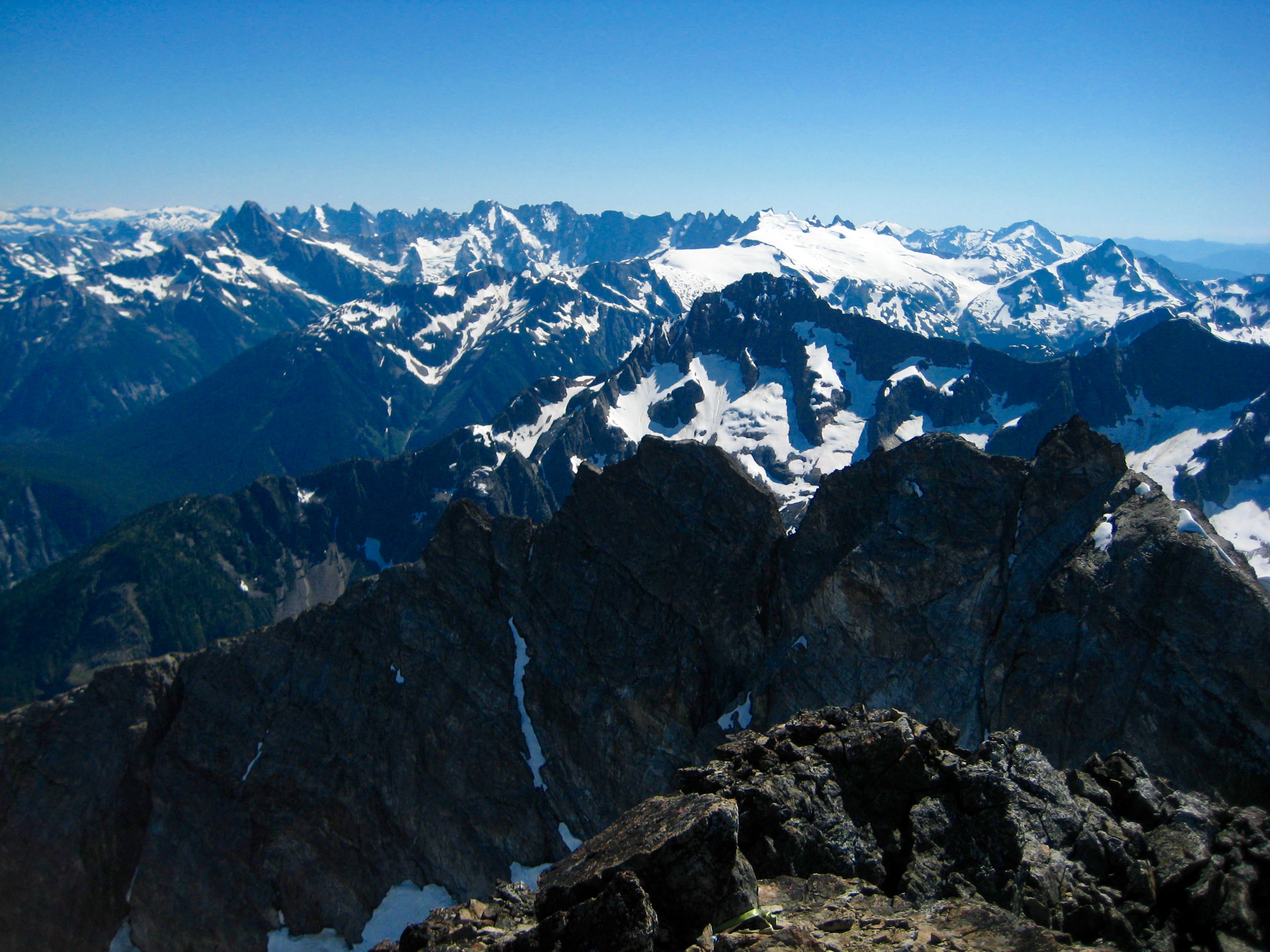 Northern Picket Range from the summit of Hard Mox Peak