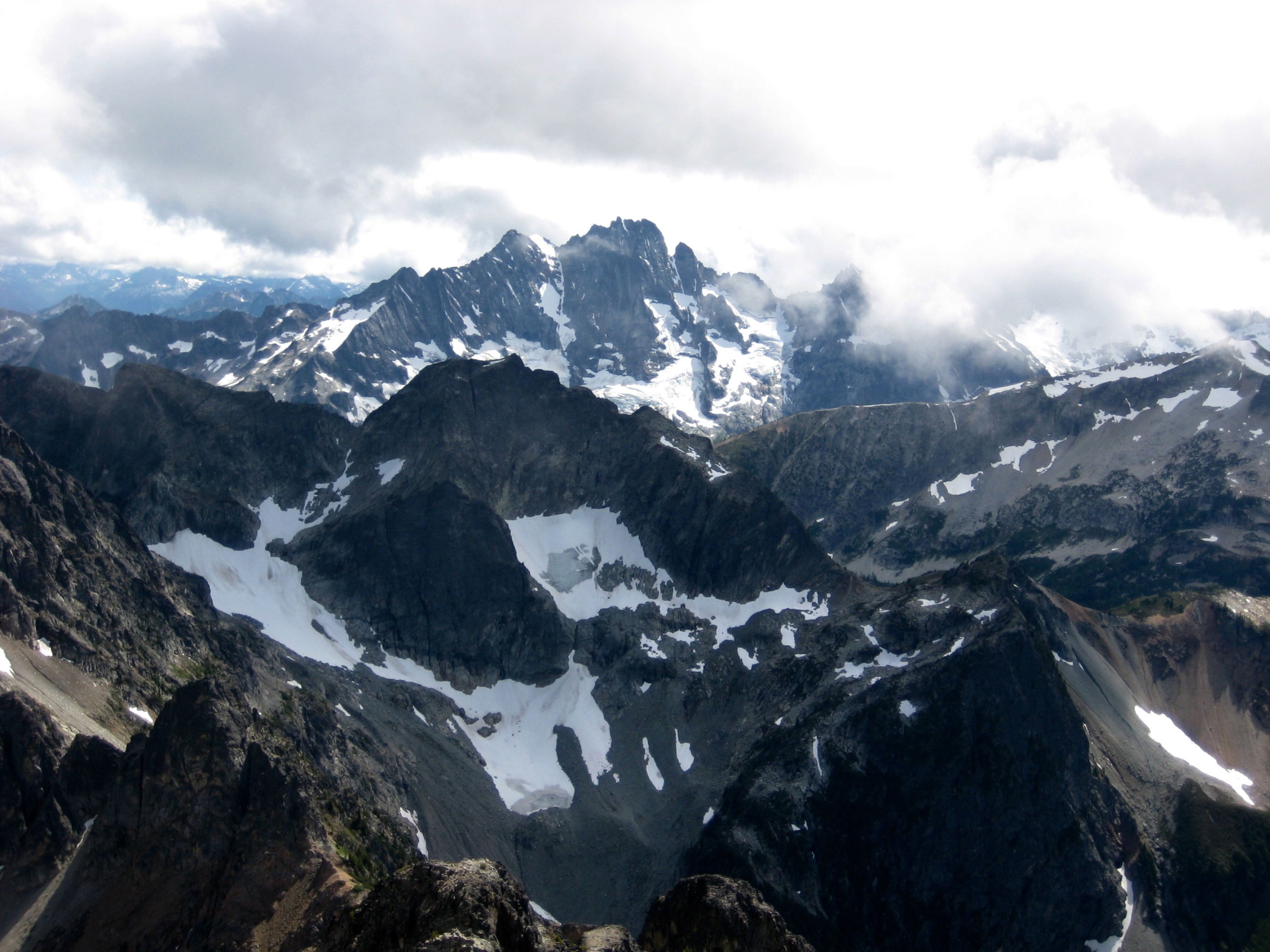 Mt Goode from the summit of Mt Arriva
