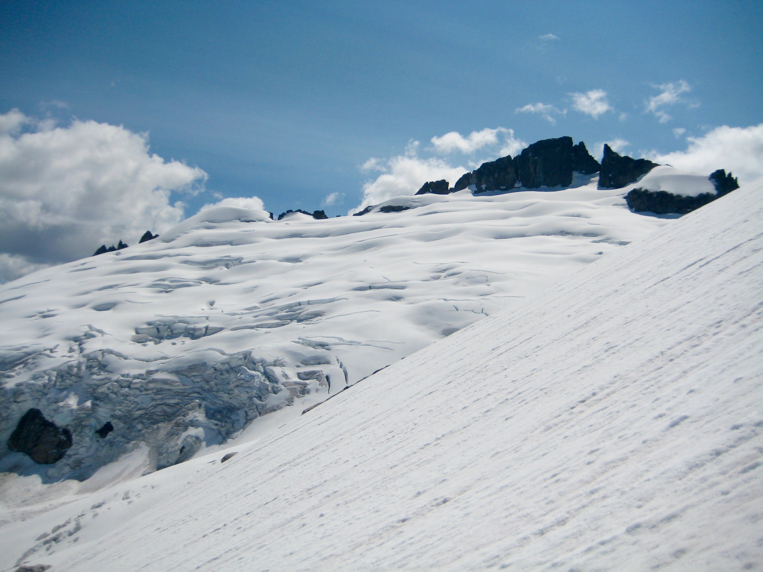 Klawatti Peak in the North Cascades and Klawatti Glacier along McAllister Traverse aka Inspiration Traverse
