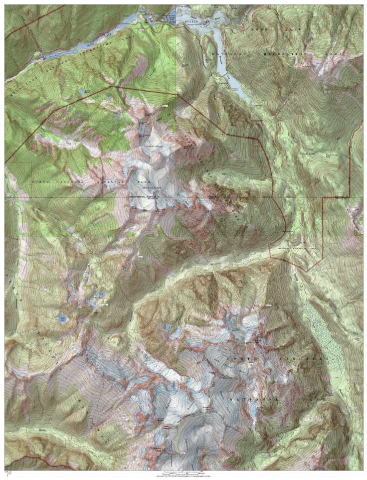 Complete Route Map for McAllister Traverse aka Inspiration / Isolation Traverse