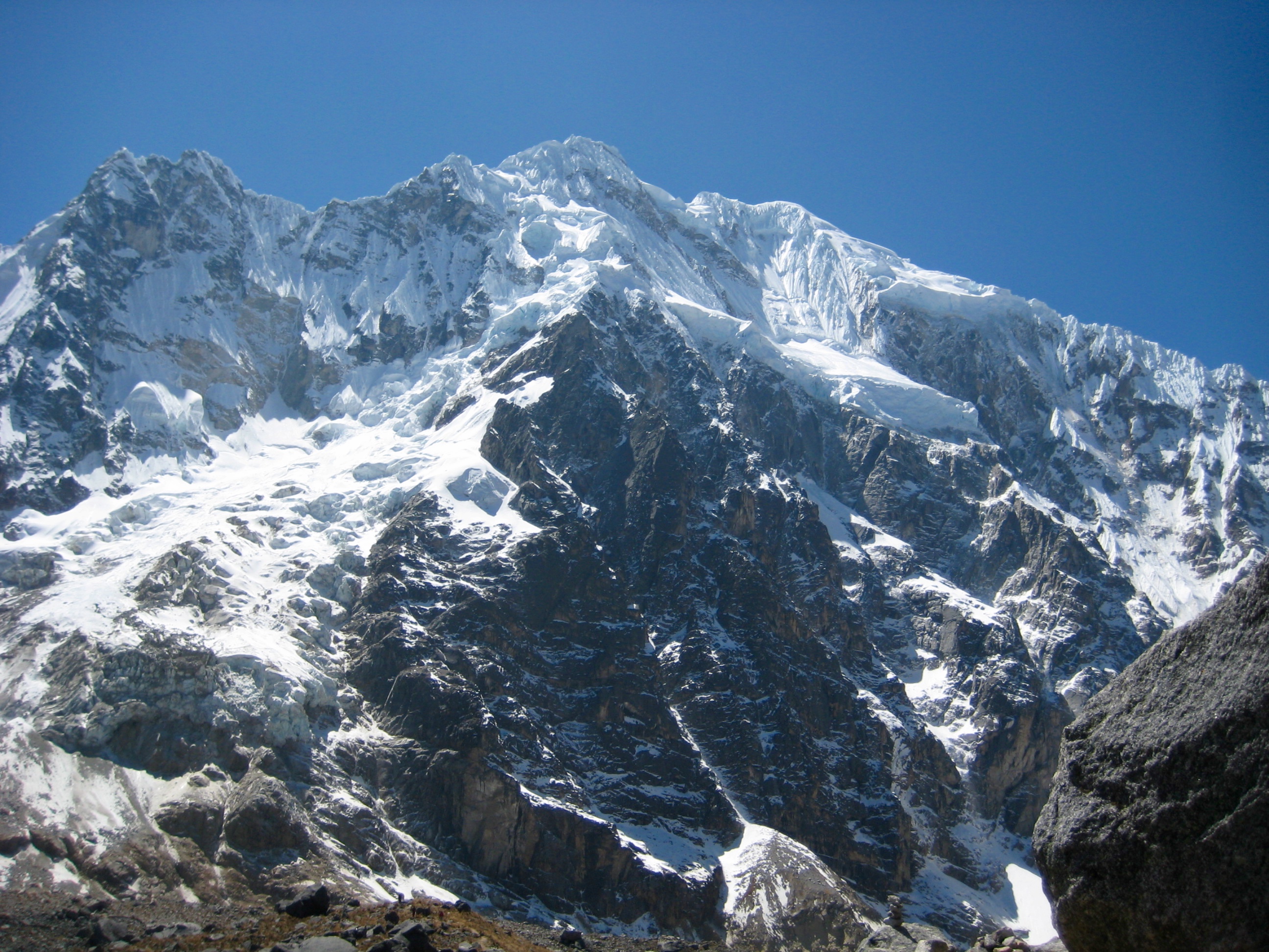 Nevado Salkantay from Salkantay Pass