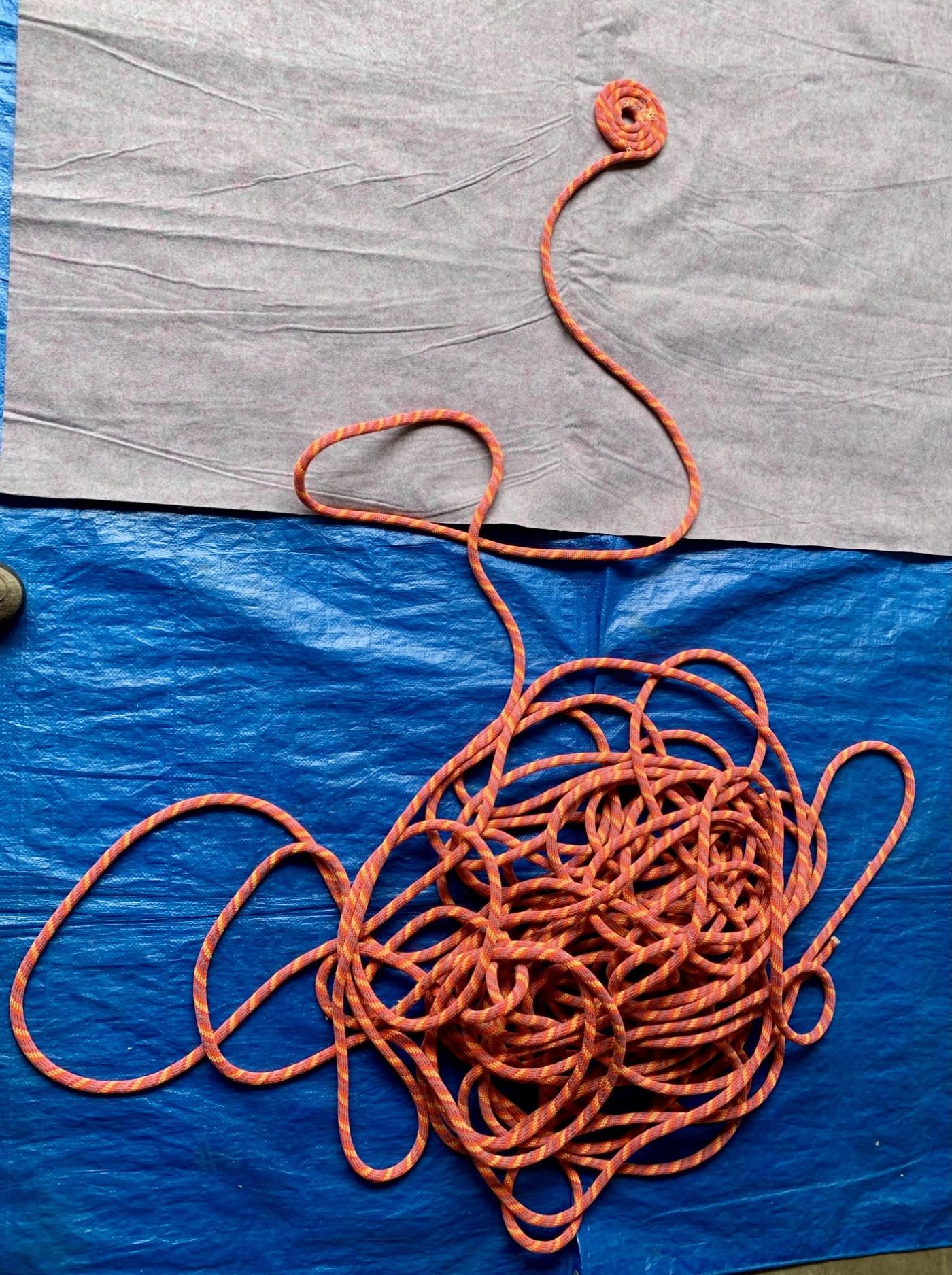 How to Make a Spiral Rug Using An Old Climbing Rope - Trip Reports by ...