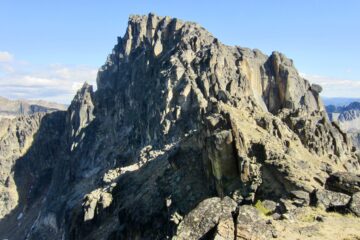 Grimface Mountain viewed from Cathedral Rim Trail in British Columbia