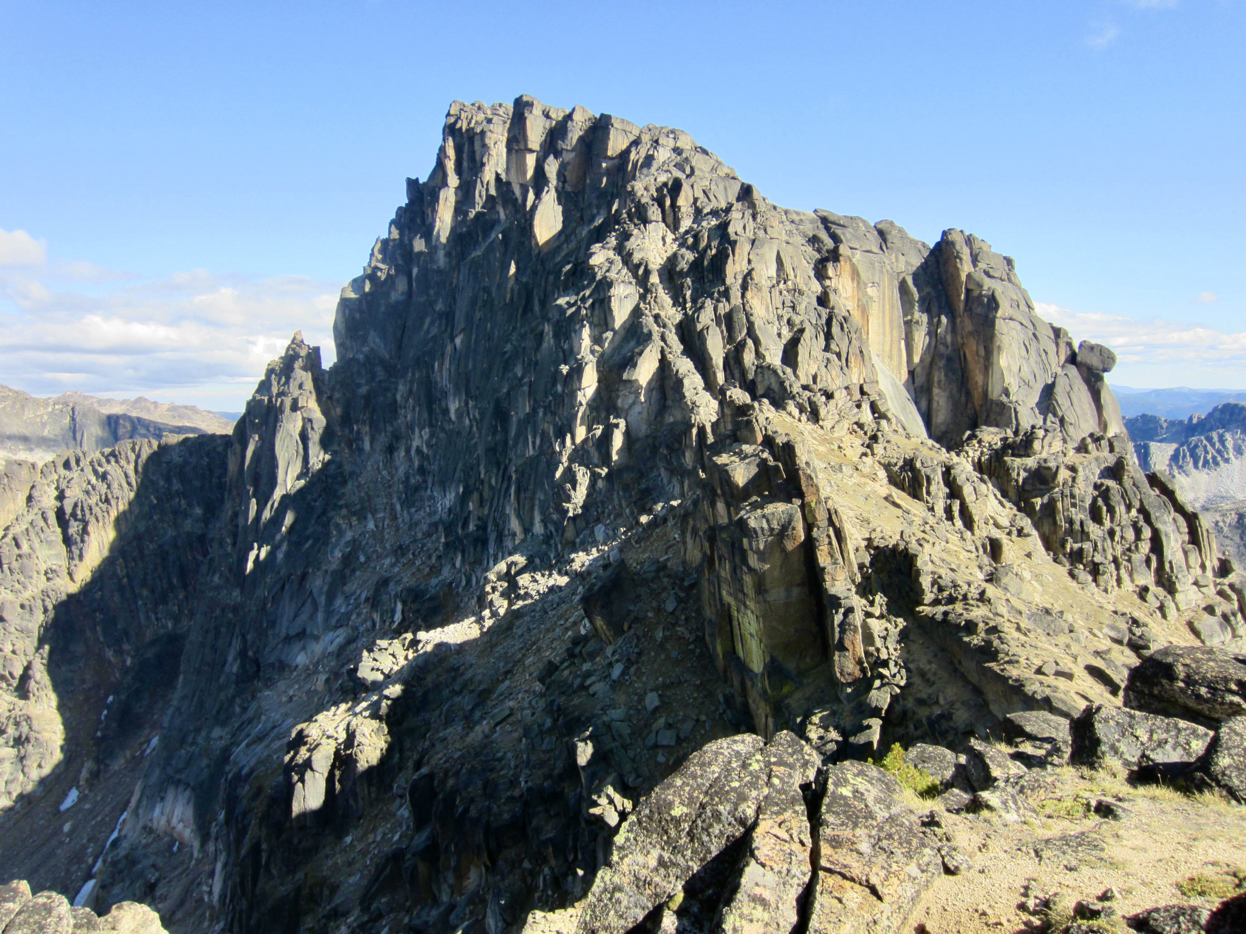 Grimface Mountain viewed from Cathedral Rim Trail in British Columbia