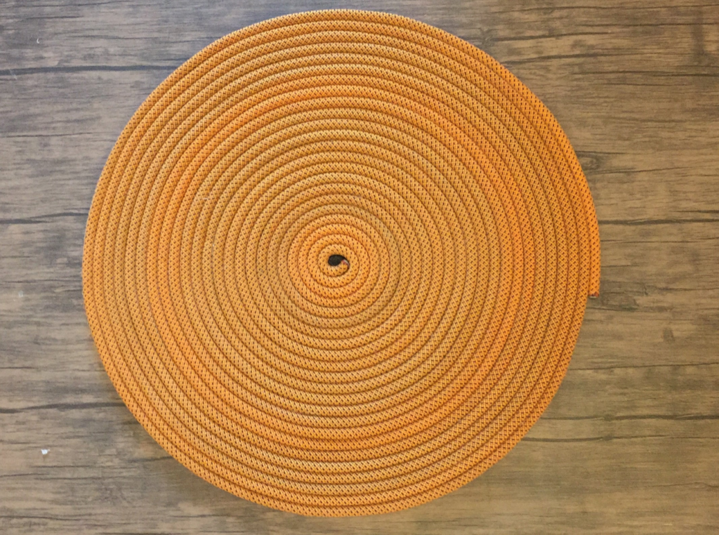 How to Make a Spiral Rug Using An Old Climbing Rope - Trip Reports by ...