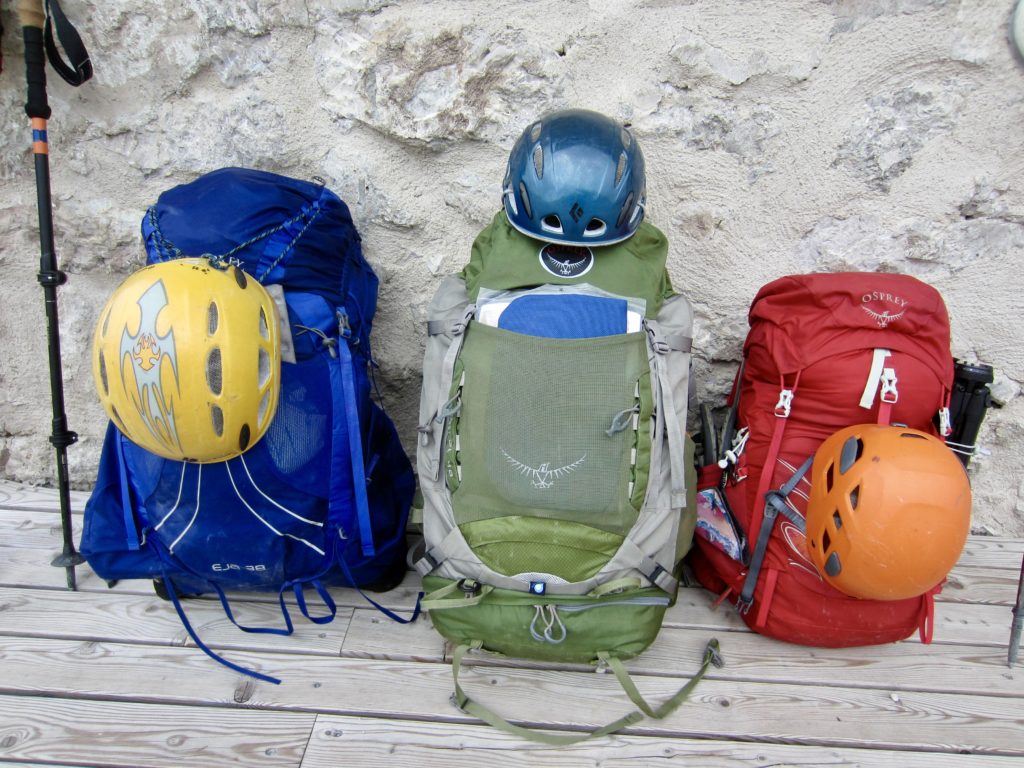 Gear Comments & Packing List for Alta Via 2 Traverse (Dolomite