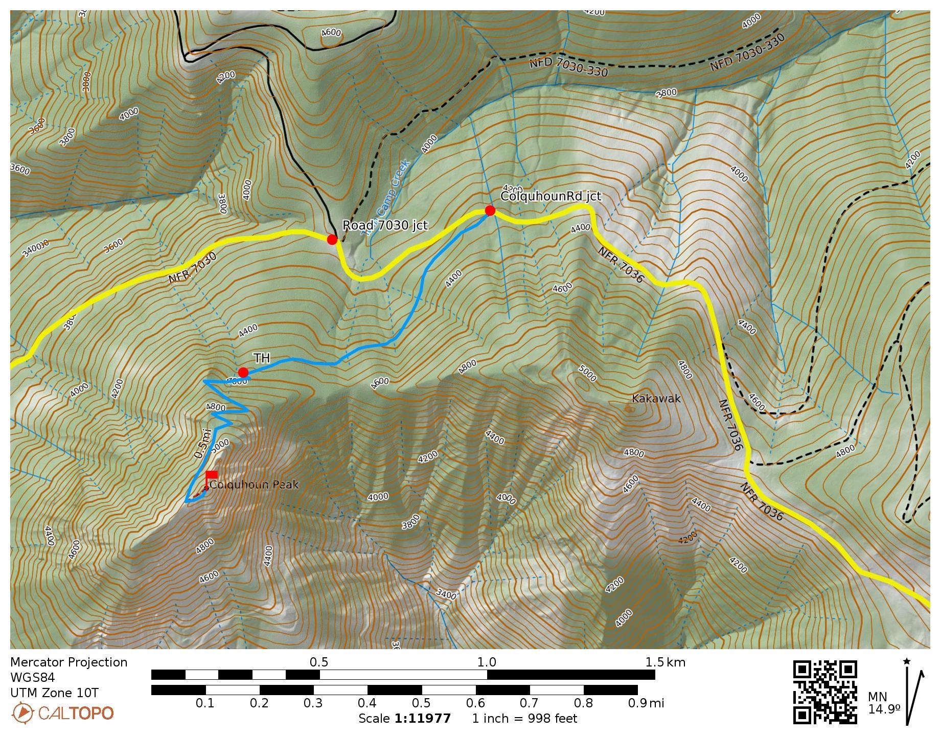 Pyramid Creek Bike Loop + Pyramid Peak Lookout + Colquhoun Peak Lookout ...